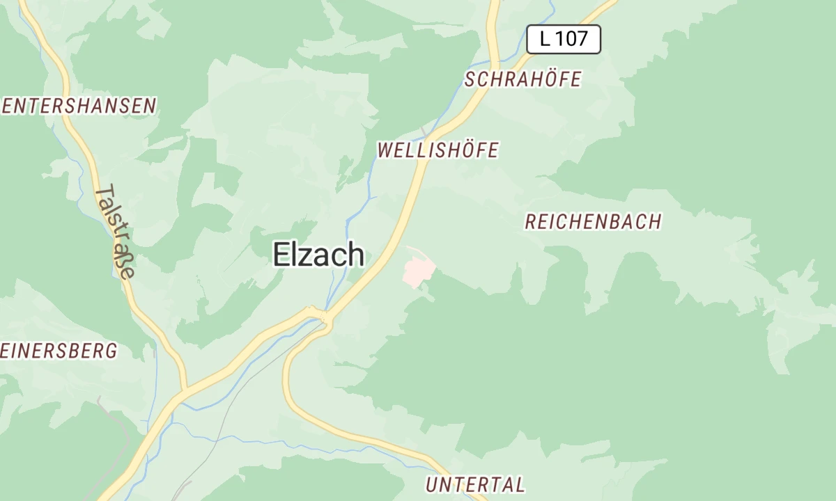 Kartenansicht BDH-Klinik Elzach