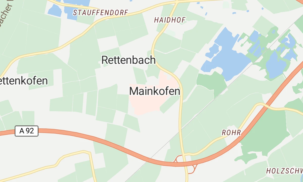 Kartenansicht Bezirksklinikum Mainkofen
