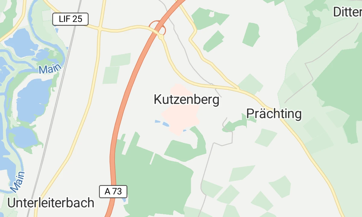 Kartenansicht Bezirksklinikum Obermain