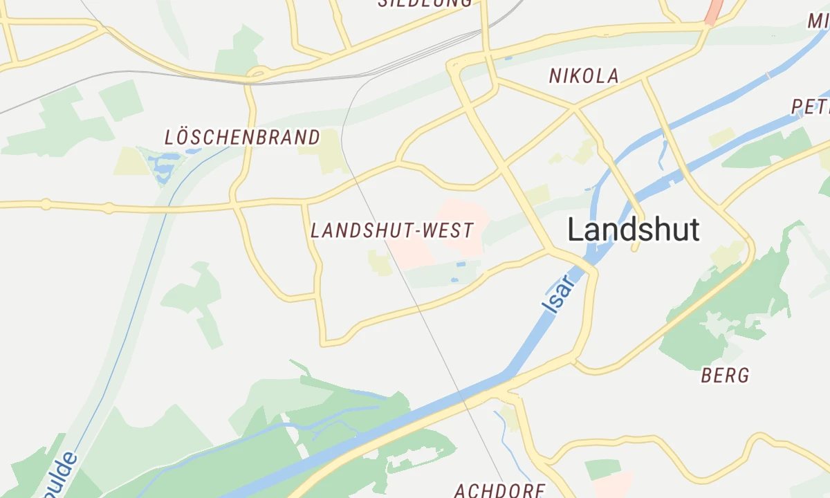 Kartenansicht Bezirkskrankenhaus Landshut