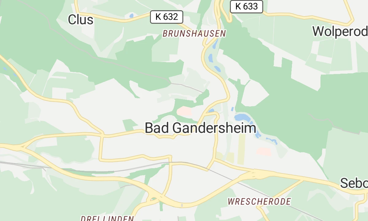 Kartenansicht BürgerGesundheitsPark Bad Gandersheim