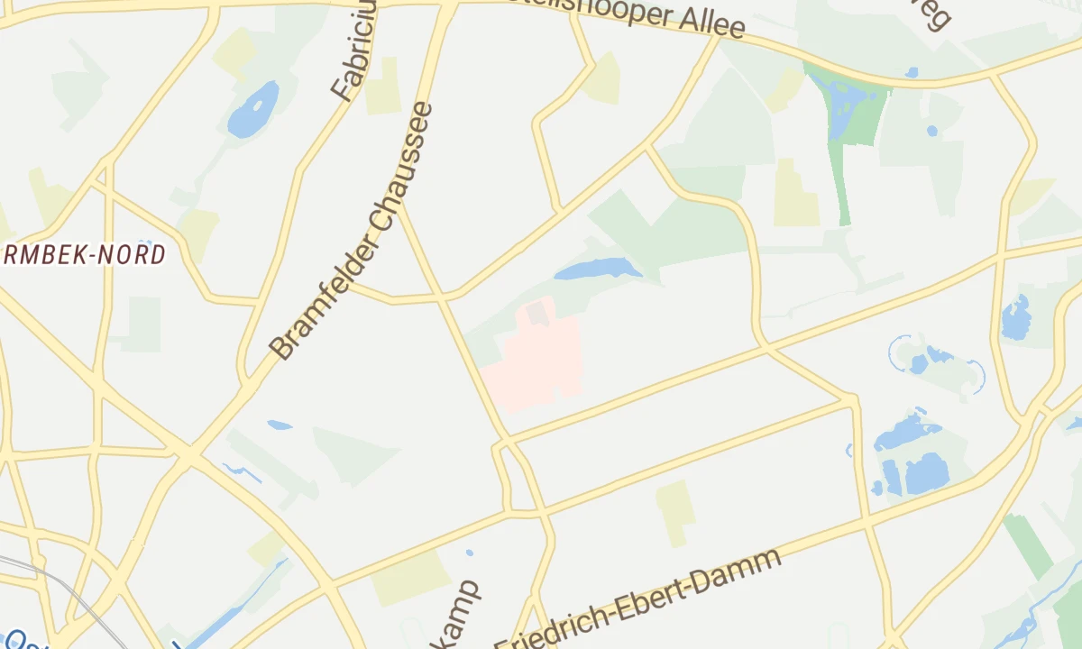 Kartenansicht Bundeswehrkrankenhaus Hamburg
