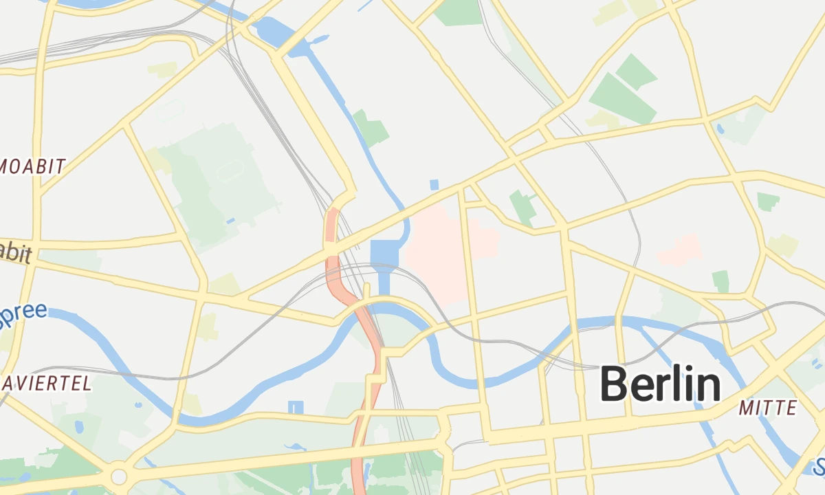 Kartenansicht Charité - Universitätsmedizin Berlin