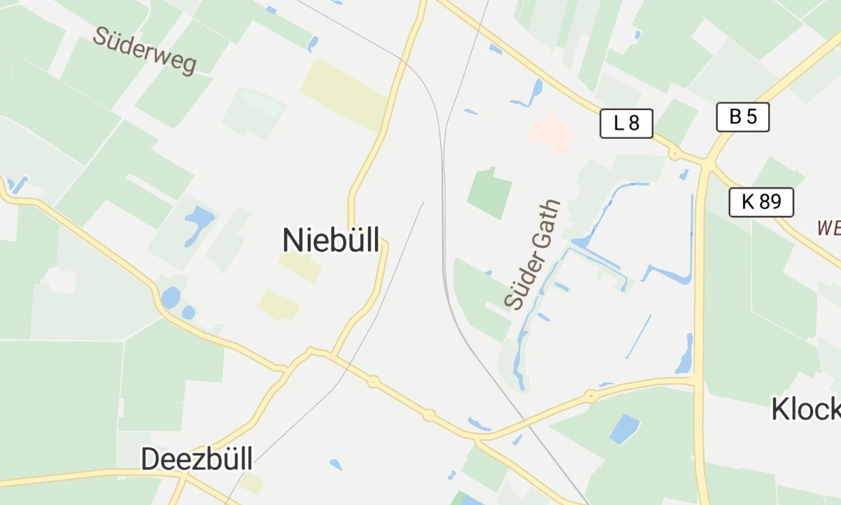 Kartenansicht DIAKO Nordfriesland - Tagesklinik Niebüll