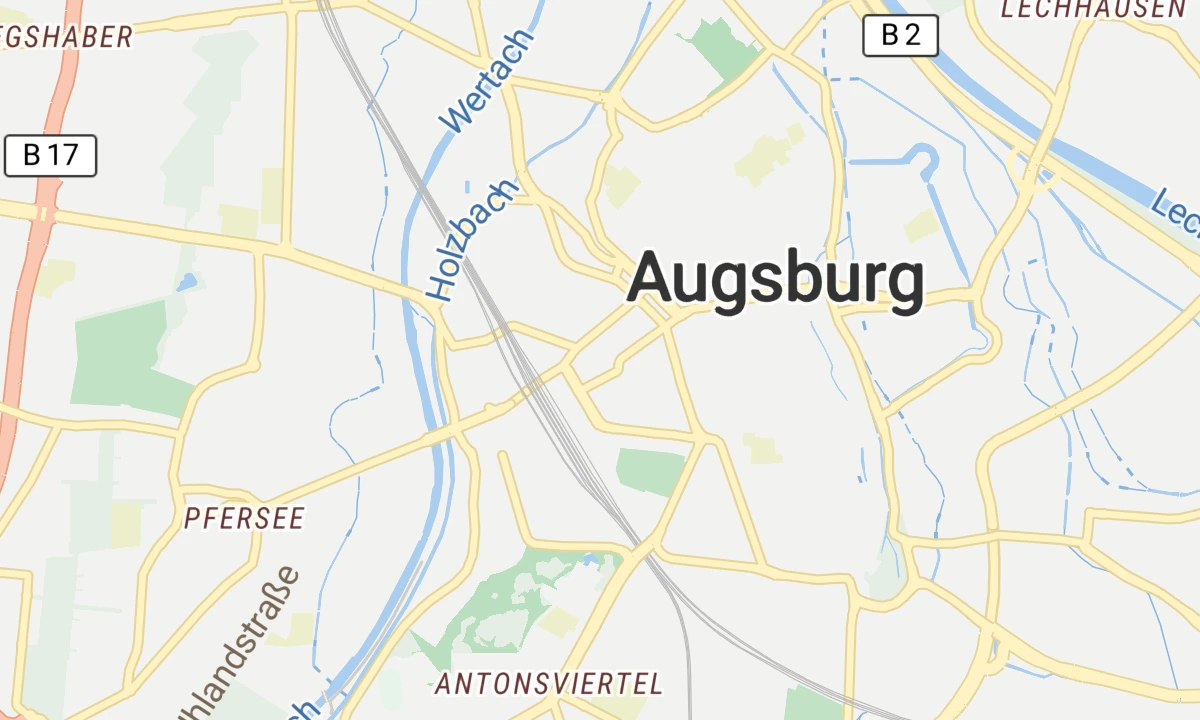 Kartenansicht Die Stadtklinik im Diako