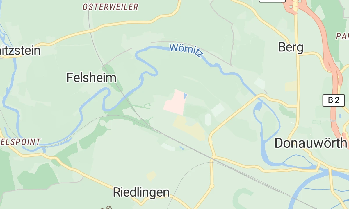 Kartenansicht Donau-Ries Klinik Donauwörth