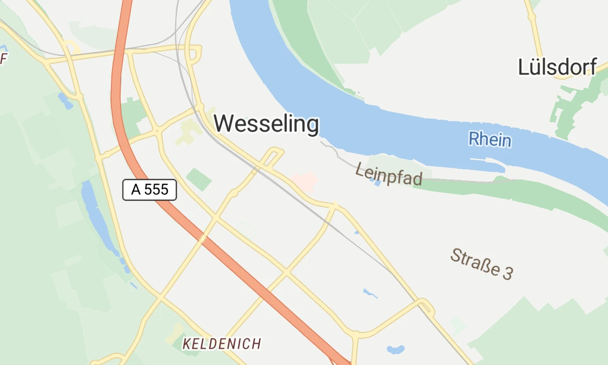 Kartenansicht Dreifaltigkeits-Krankenhaus Wesseling