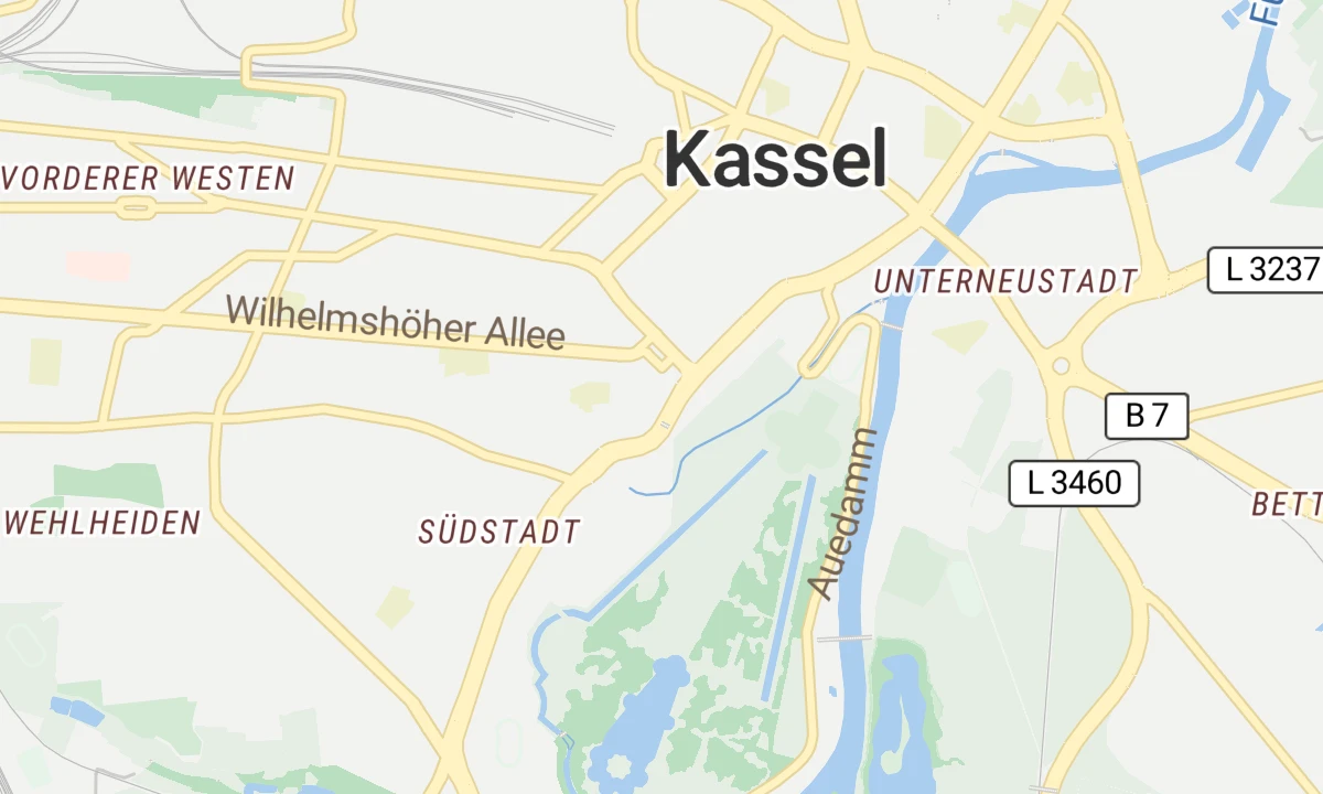 Kartenansicht Elisabeth-Krankenhaus Kassel