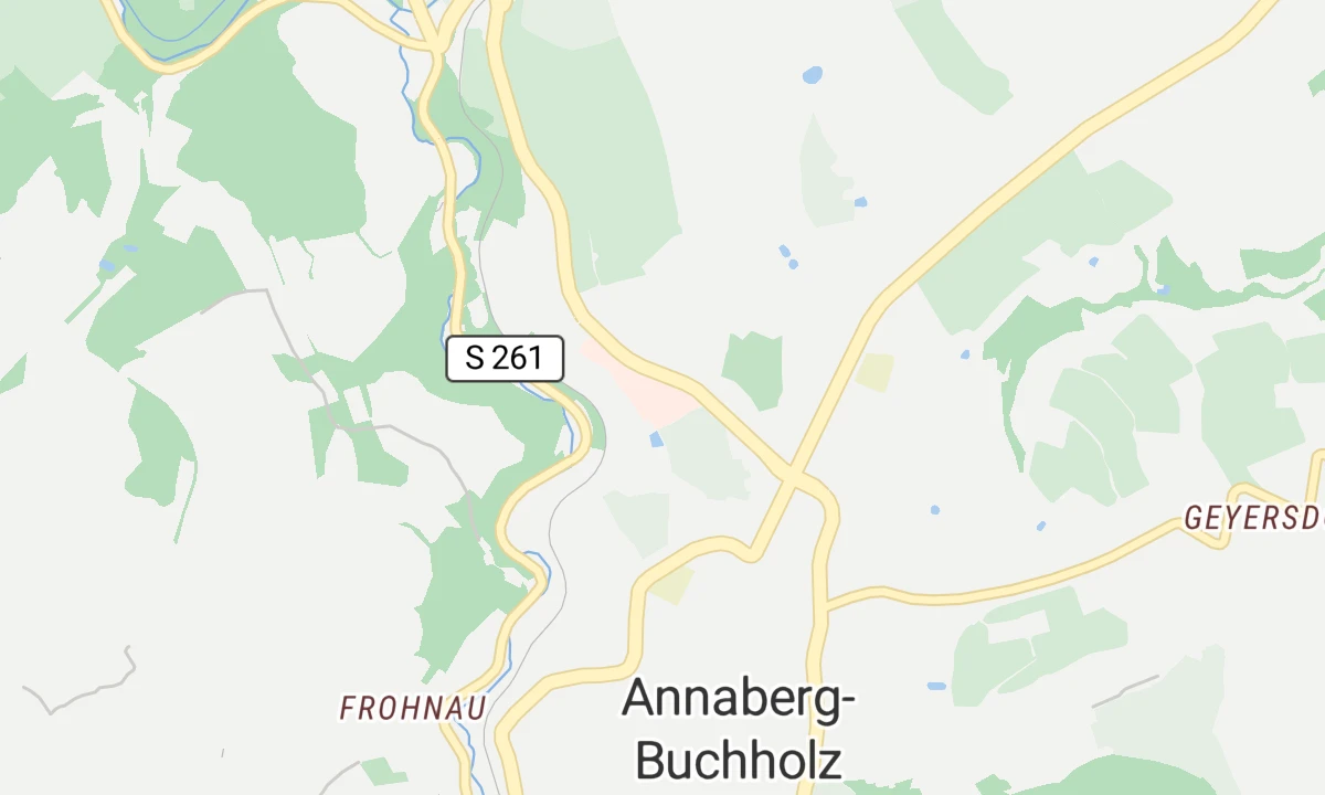 Kartenansicht Erzgebirgsklinikum Haus Annaberg