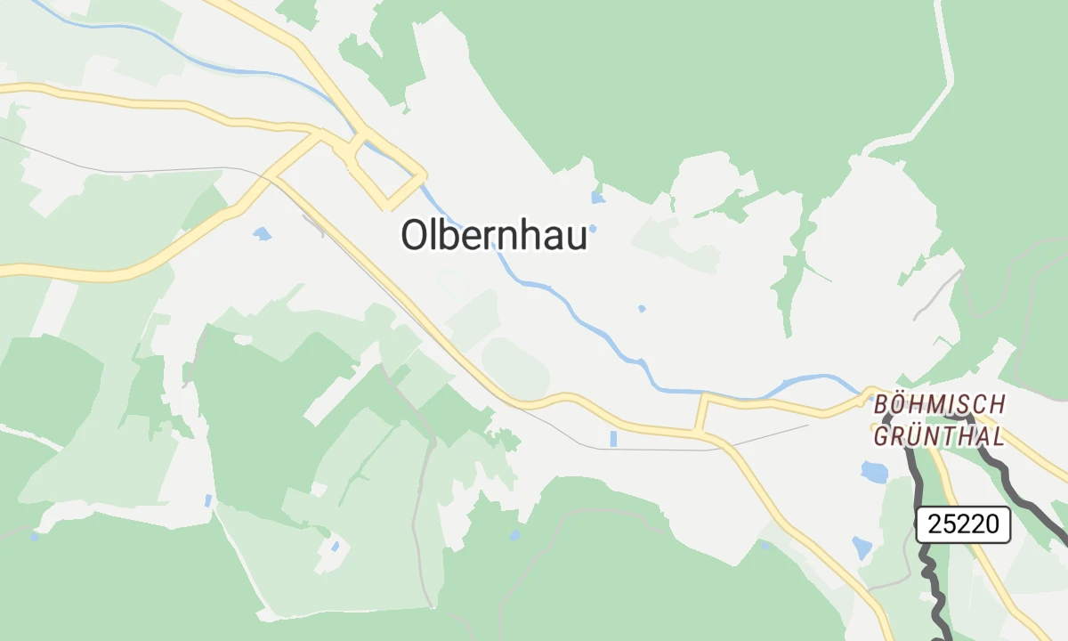 Kartenansicht Erzgebirgsklinikum Haus Olbernhau
