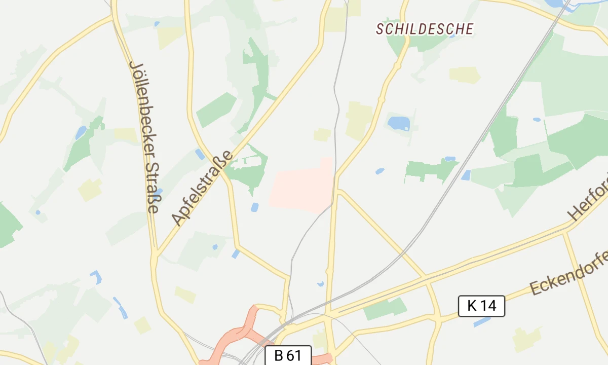 Kartenansicht Evangelisches Klinikum Bethel Standort Johannesstift (Bielefeld)
