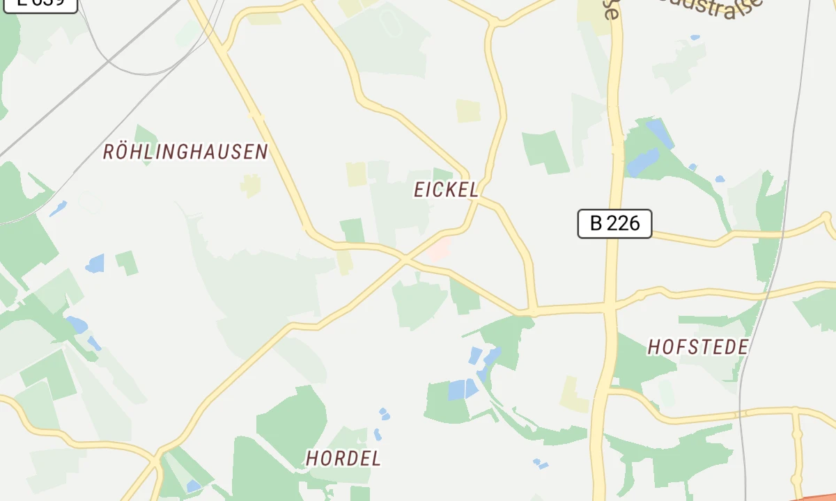 Kartenansicht Evangelisches Krankenhaus Herne (Eickel)
