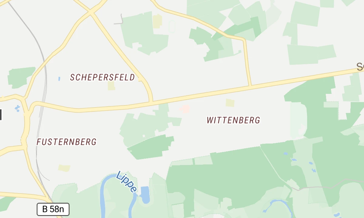 Kartenansicht Evangelisches Krankenhaus Wesel
