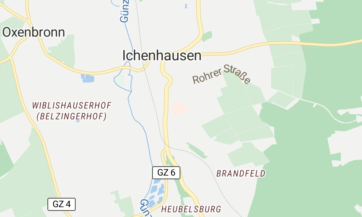 Kartenansicht Fachklinik Ichenhausen