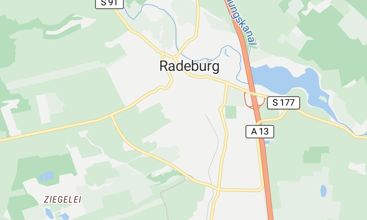 Kartenansicht Fachkrankenhaus für Geriatrie Radeburg