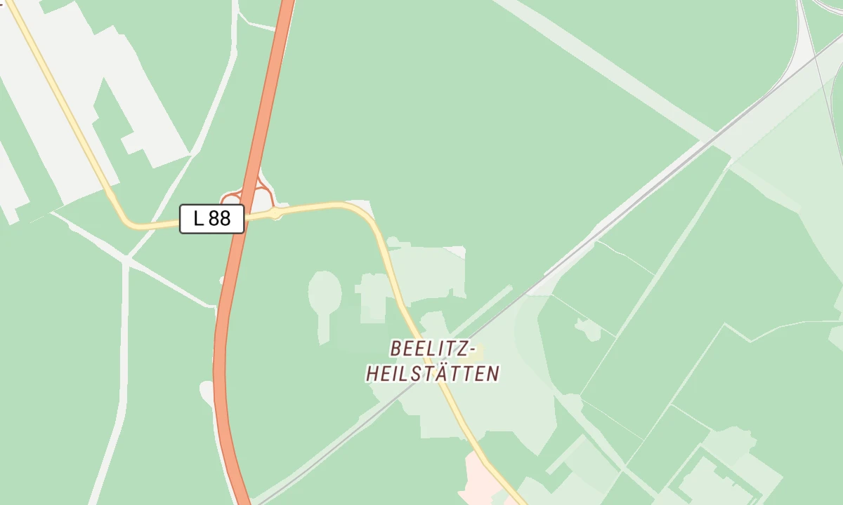 Kartenansicht Fachkrankenhaus für Neurologische Frührehabilitation Kliniken Beelitz