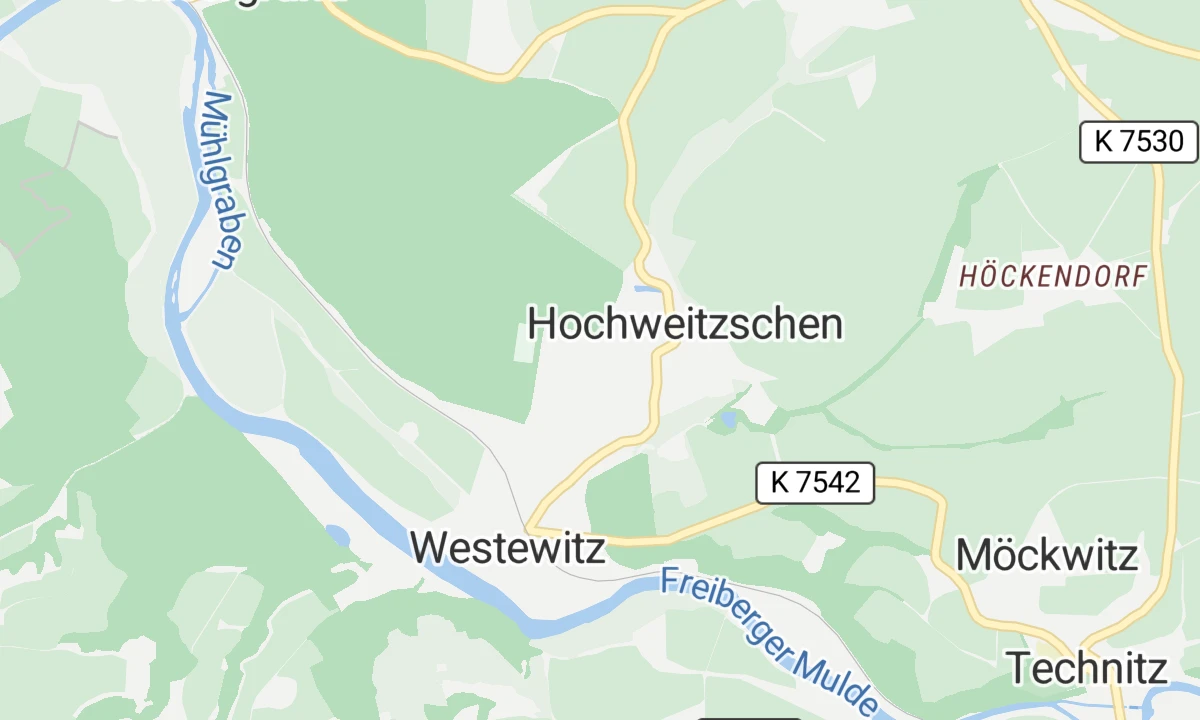 Kartenansicht Fachkrankenhaus für Psychiatrie und Psychotherapie Bethanien Hochweitzschen