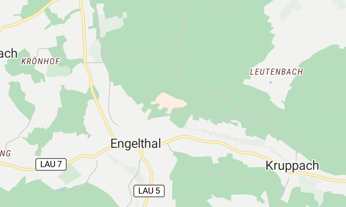 Kartenansicht Frankenalb-Klinik Engelthal