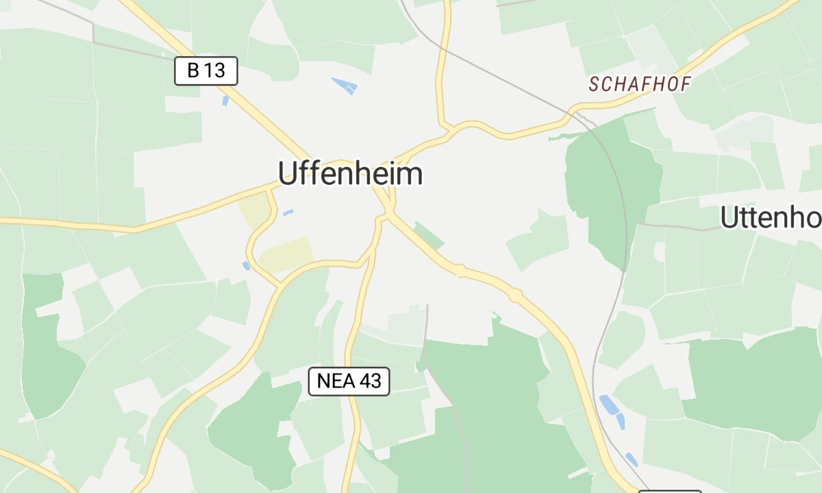 Kartenansicht Heiligenfeld Klinik Uffenheim