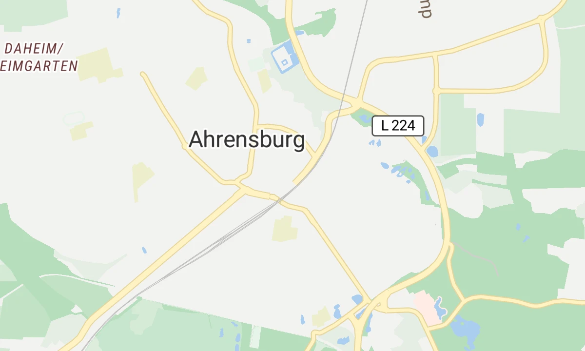 Kartenansicht Heinrich Sengelmann Tagesklinik Ahrensburg