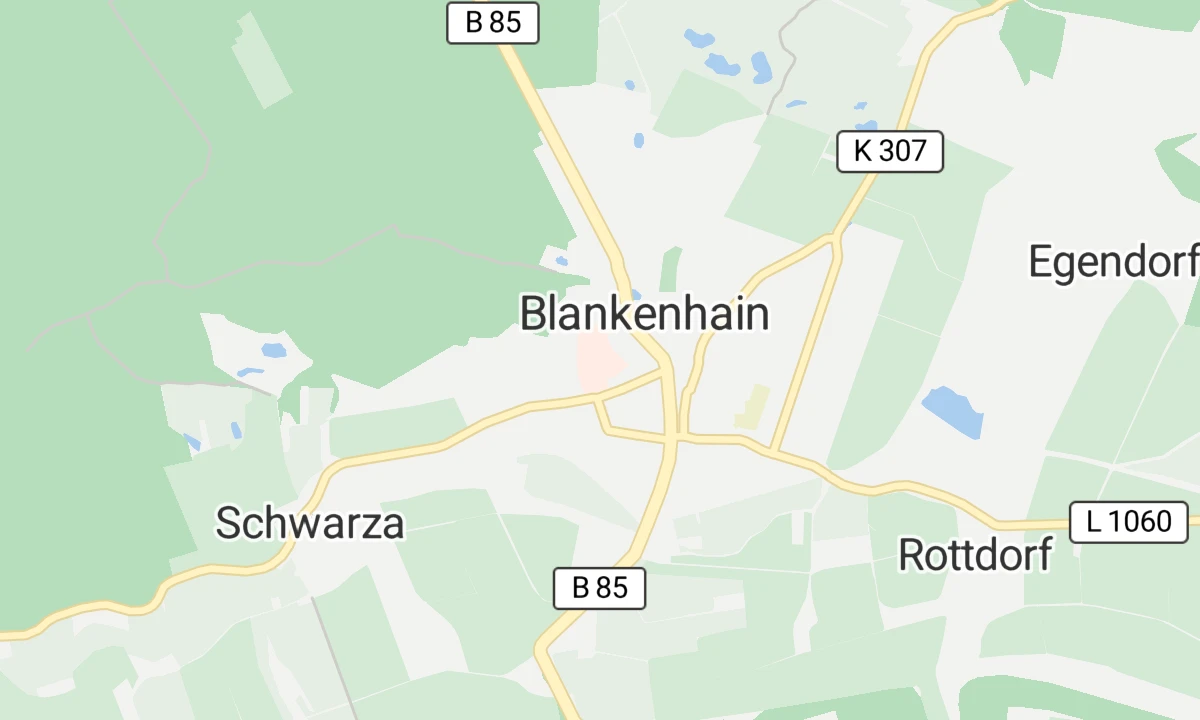Kartenansicht Helios Klinik Blankenhain