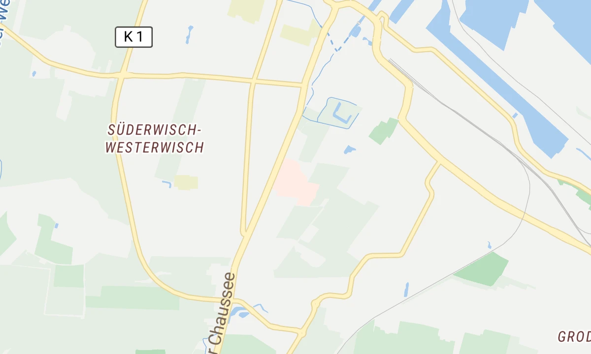 Kartenansicht Helios Klinik Cuxhaven
