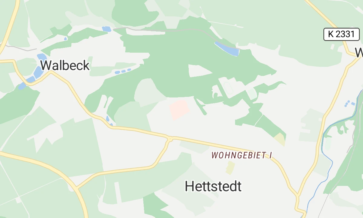 Kartenansicht Helios Klinik Hettstedt