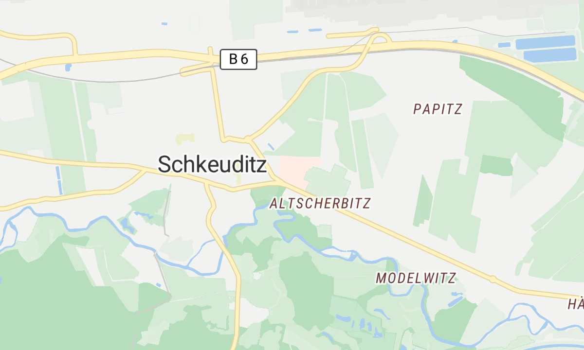 Kartenansicht Helios Klinik Schkeuditz