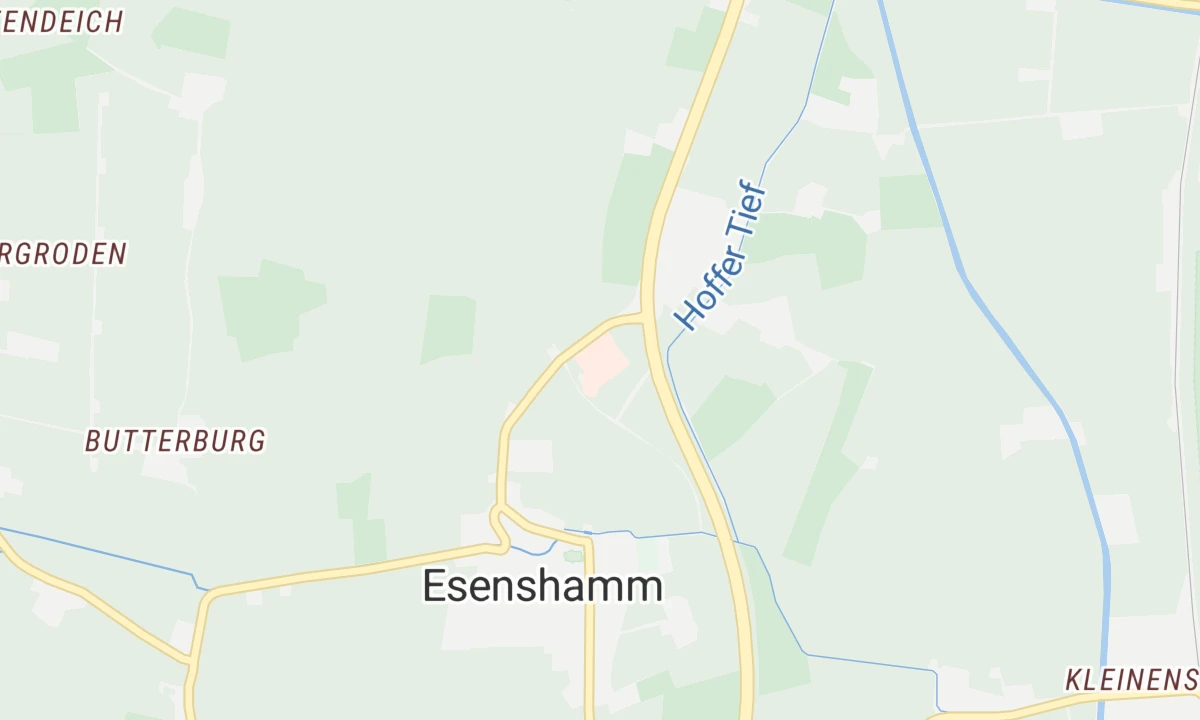 Kartenansicht Helios Klinik Wesermarsch