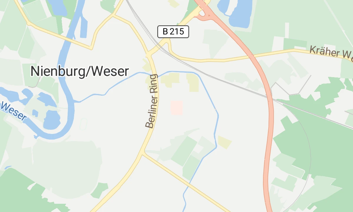 Kartenansicht Helios Kliniken Mittelweser - Nienburg