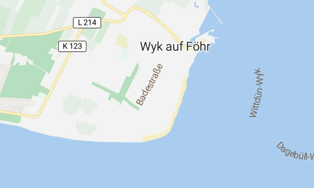 Kartenansicht Inselklinik Föhr-Amrum