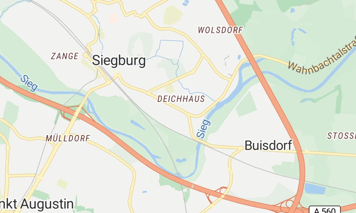 Kartenansicht Johanniter-Tagesklinik Siegburg