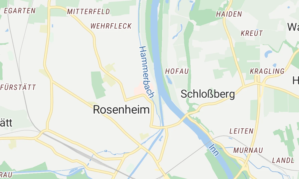 Kartenansicht kbo-Heckscher-Klinikum (Rosenheim)