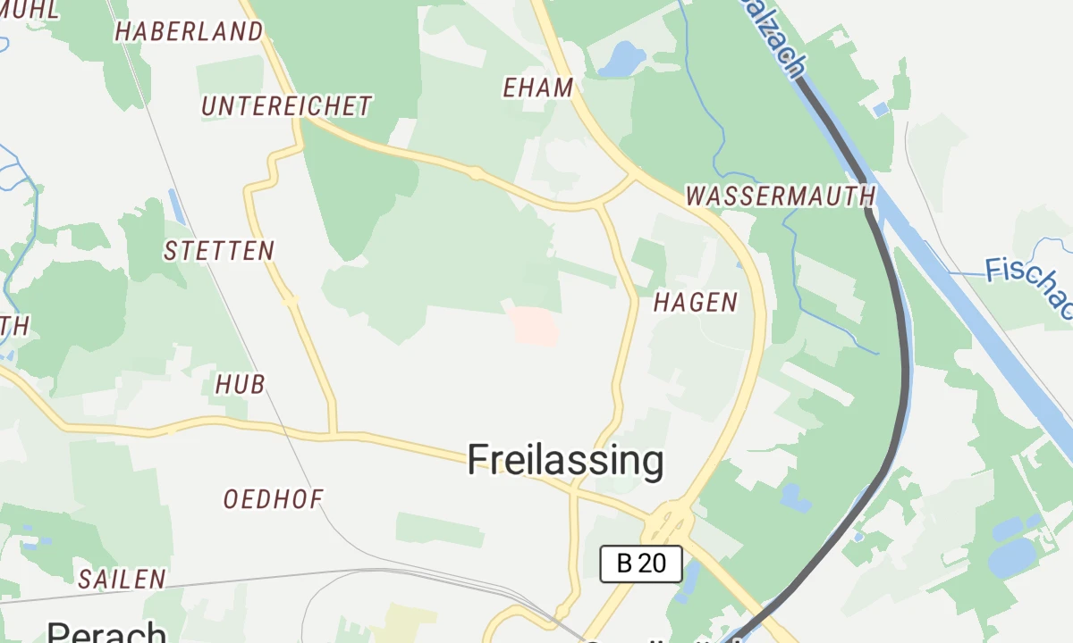 Kartenansicht kbo-Inn-Salzach-Klinikum Freilassing