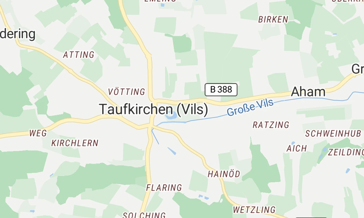 Kartenansicht kbo-Isar-Amper-Klinikum Taufkirchen Vils