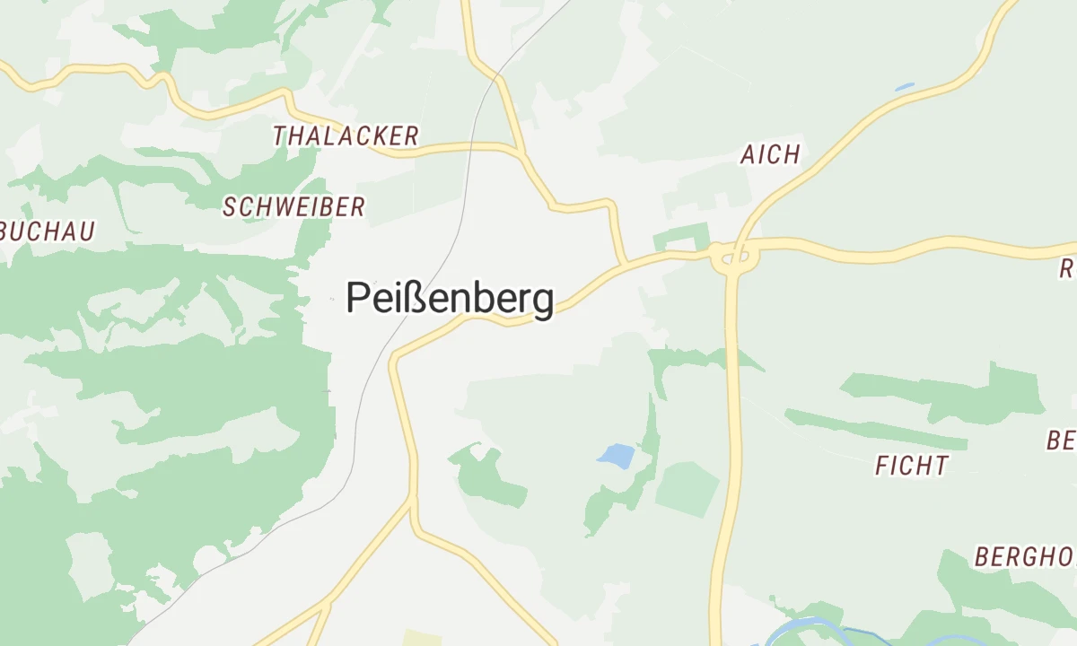 Kartenansicht kbo-Lech-Mangfall-Klinik Peißenberg