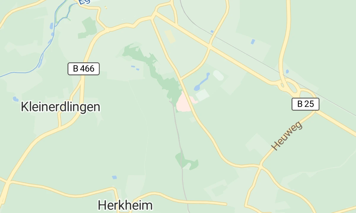 Kartenansicht KJF Klinik Josefinum(Standort Nördlingen)