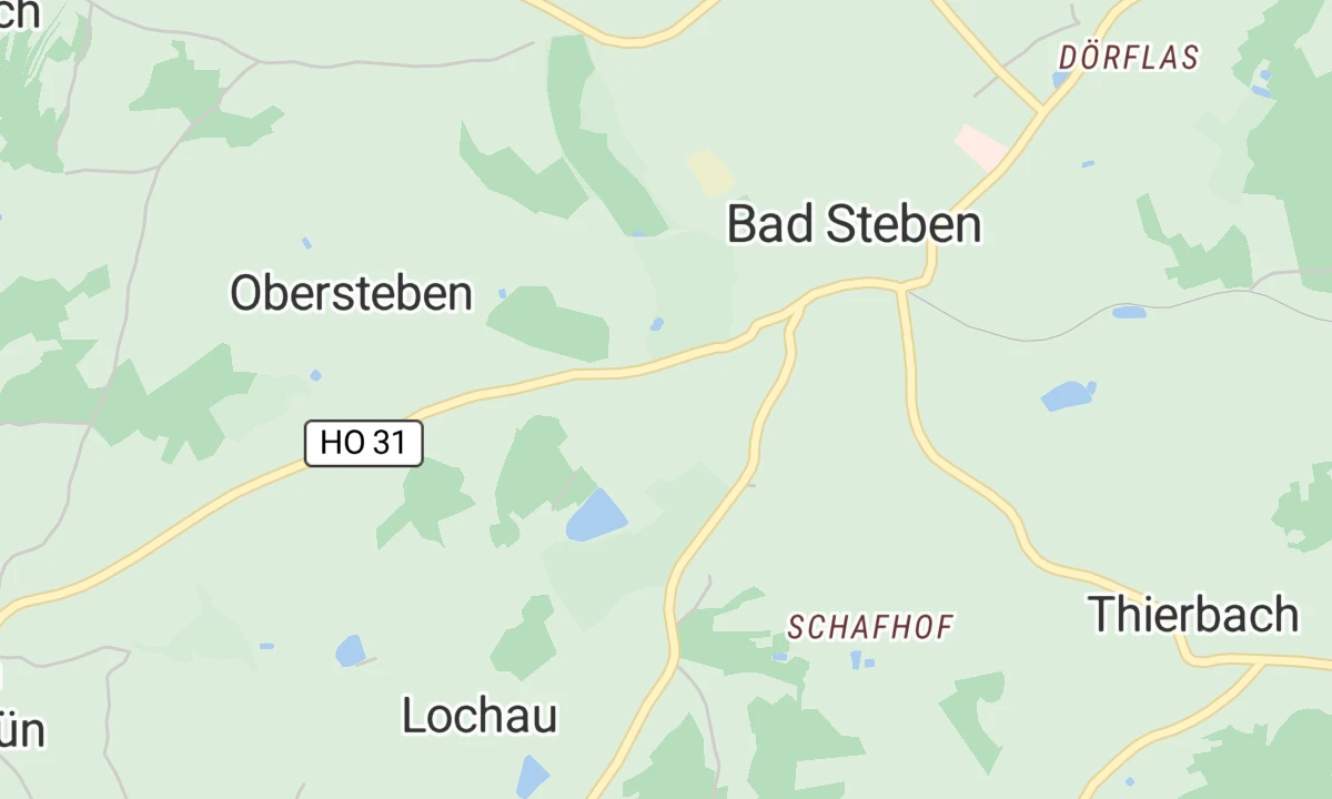 Kartenansicht Klinik am Park Bad Steben