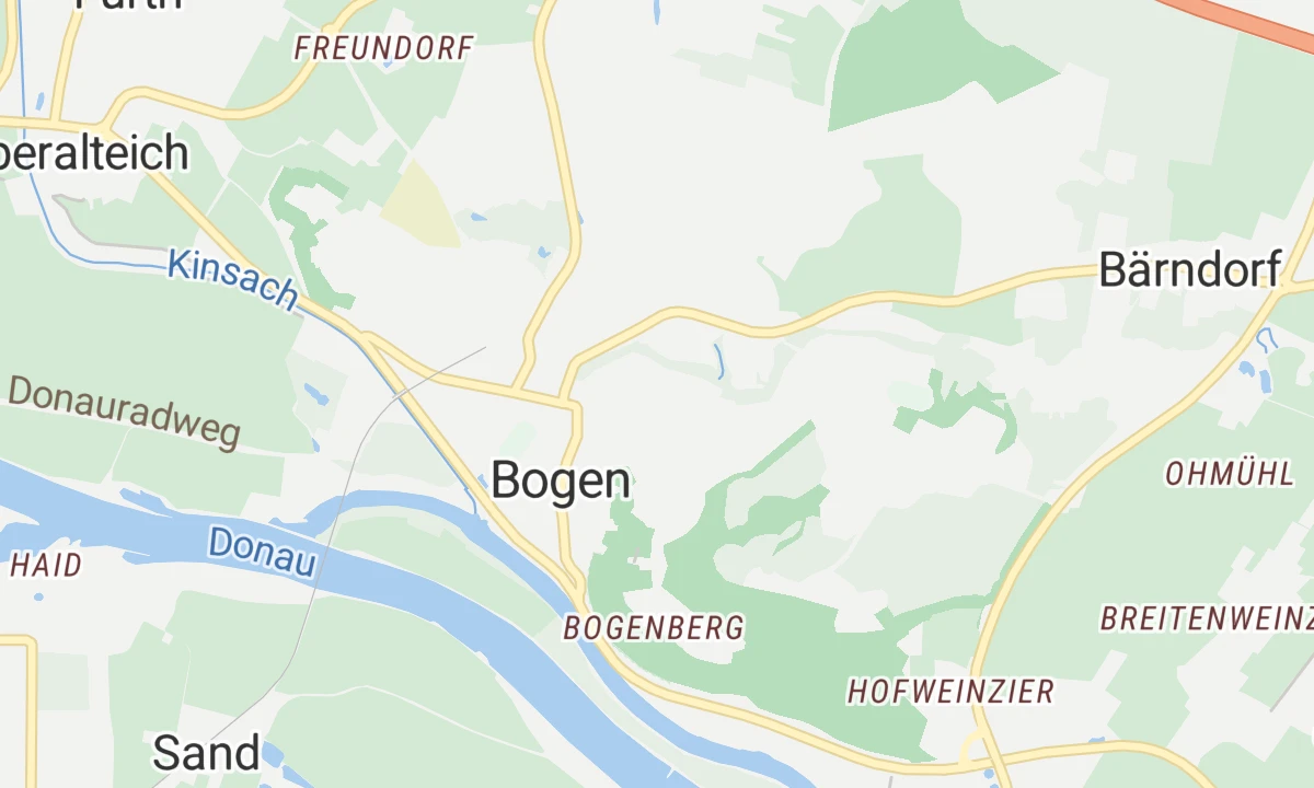 Kartenansicht Klinik Bogen