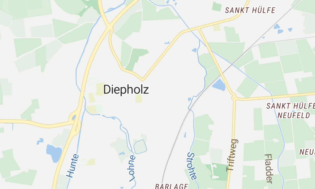 Kartenansicht Klinik Diepholz