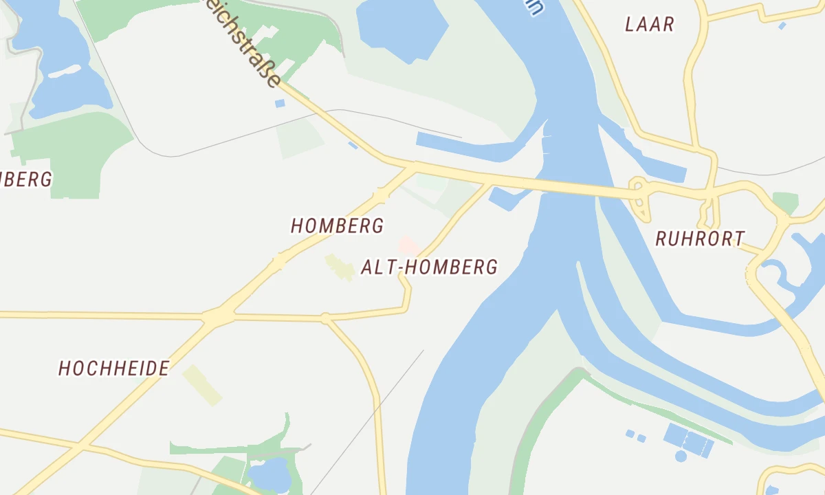 Kartenansicht Klinik Duisburg-Homberg