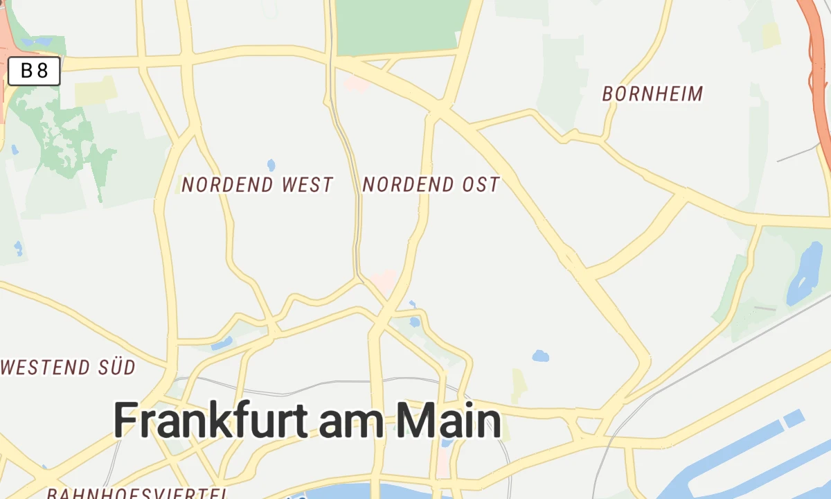 Kartenansicht Klinik Hohe Mark - Tagesklinik Frankfurt