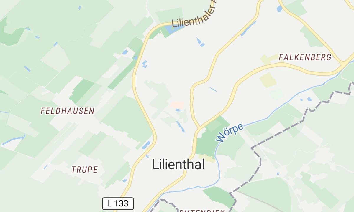 Kartenansicht Klinik Lilienthal