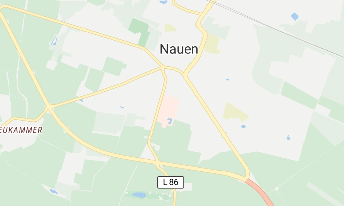 Kartenansicht Klinik Nauen