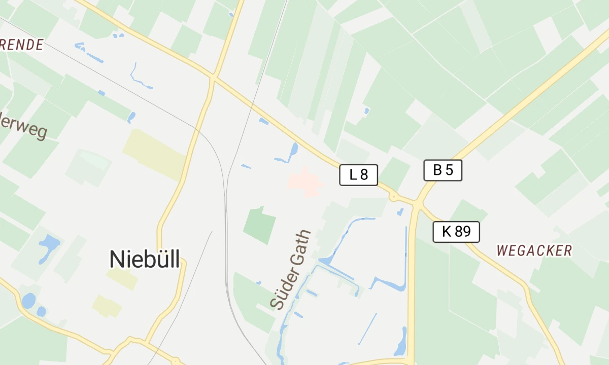 Kartenansicht Klinik Niebüll