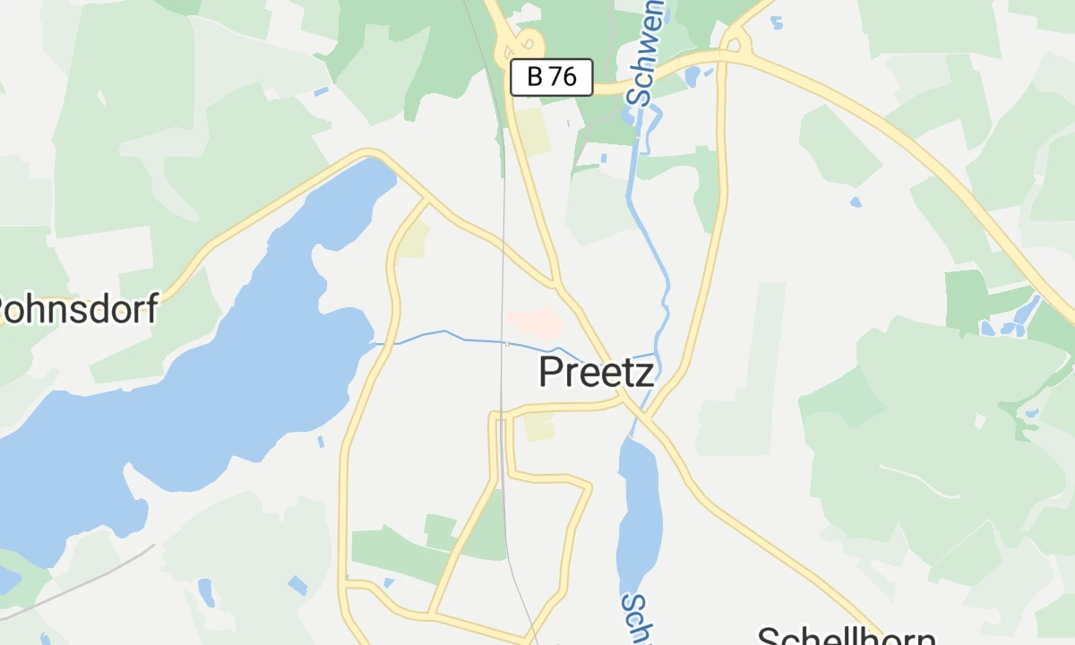 Kartenansicht Klinik Preetz