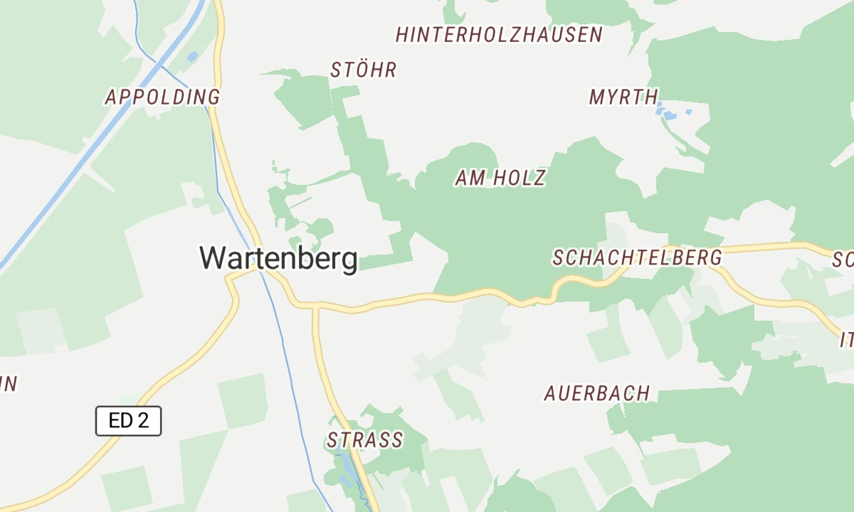 Kartenansicht Klinik Wartenberg