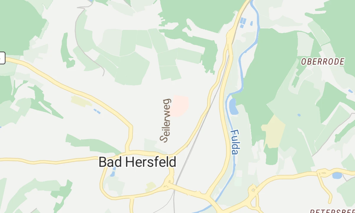 Kartenansicht Klinikum Bad Hersfeld