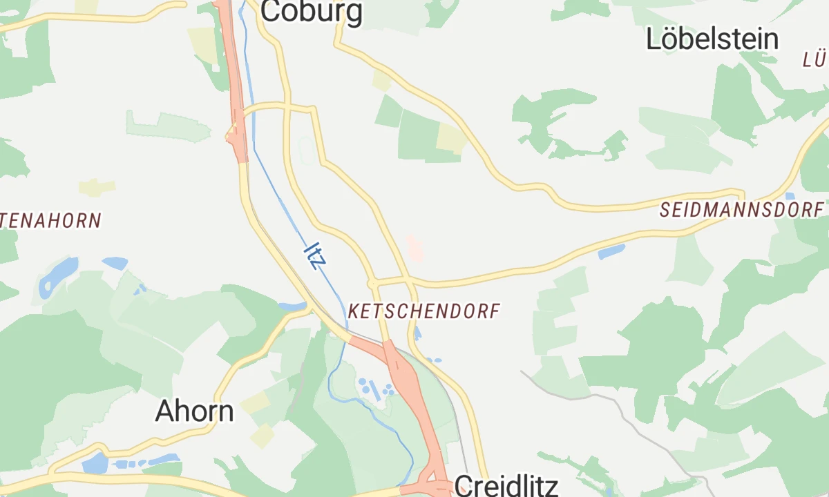 Kartenansicht Klinikum Coburg