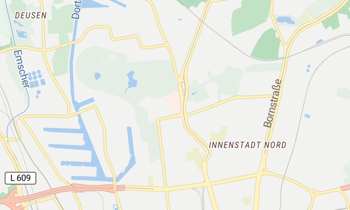 Kartenansicht Klinikum Dortmund Nord